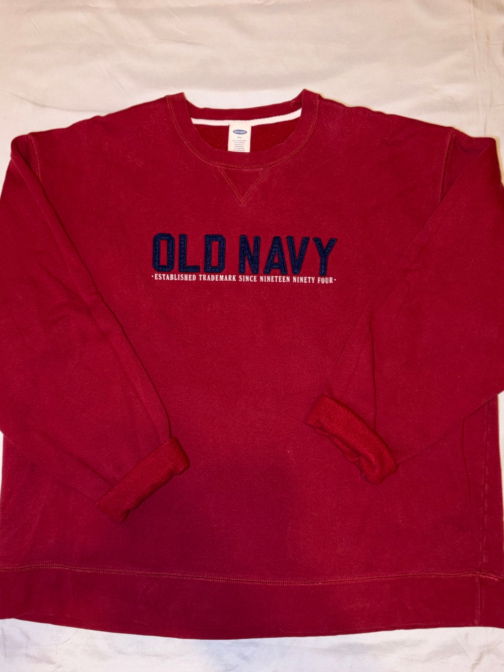 VINTAGE Old Navy Crimson Crewneck Pullover